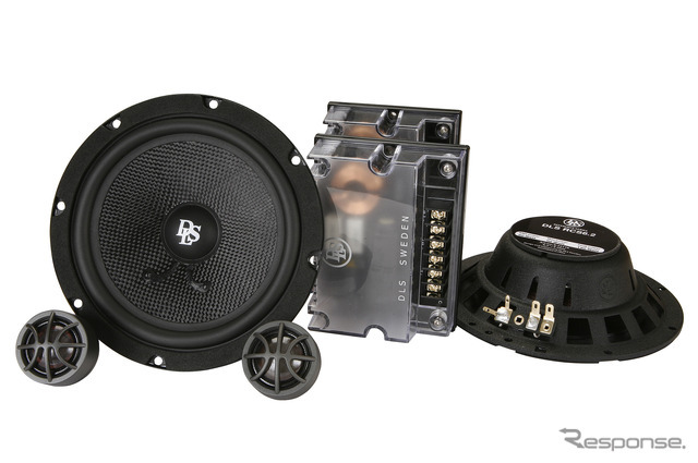 市販カースピーカーの一例（DLS・RCS6.2i）。
