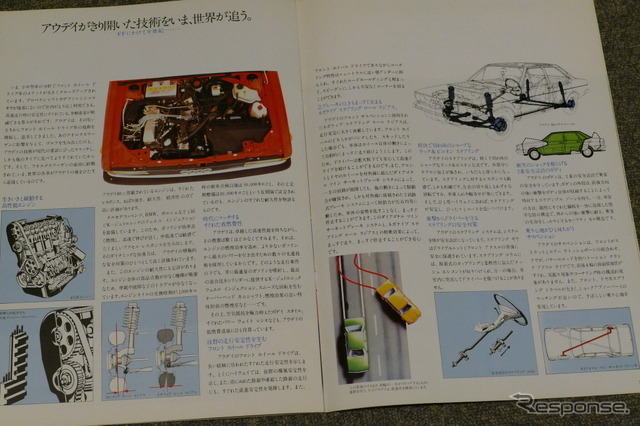 アウディ80（B2）当時のカタログ