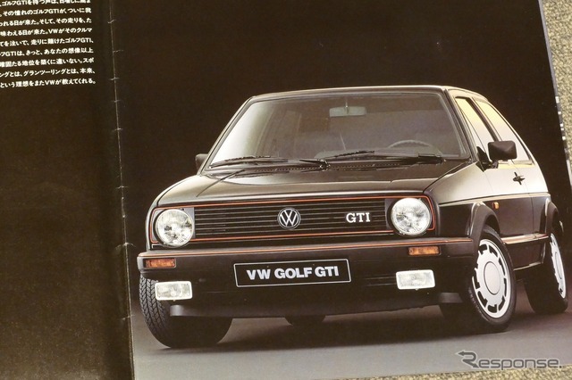 VW ゴルフGTI（日本・初代）当時のカタログ