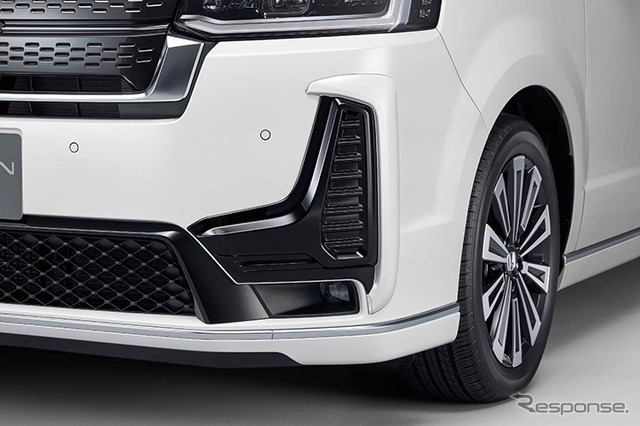 バンパーワイドガーニッシュベルリナブラック×プラチナホワイト・パール