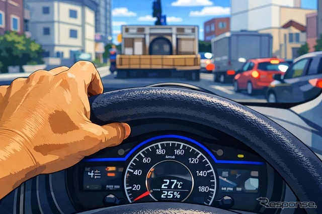 落ち着いて減速・停車