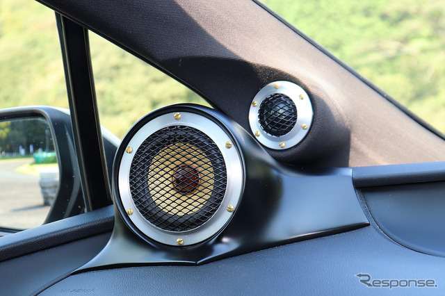 「DSP」が搭載されたオーディオカーの一例（製作ショップ：サウンドウェーブ＜茨城県＞）。