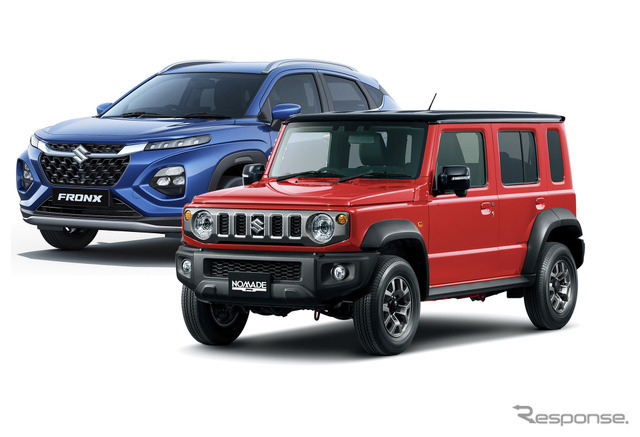インドで生産し輸入するスズキ『フロンクス』と『ジムニーノマド』