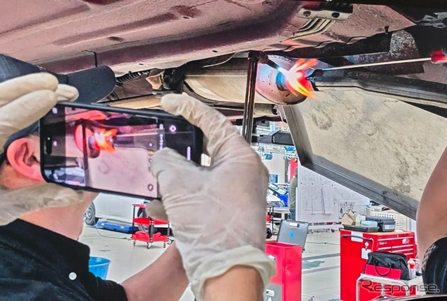 日産自動車大学校の学生たちがレストアした「マッチのマーチ」1984年式 初代日産マーチK10（東京オートサロン2026）