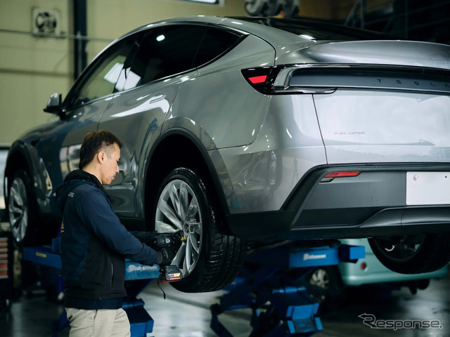 テスラ認定ボディショップとして福井県初の認定を取得した𠮷﨑鈑金