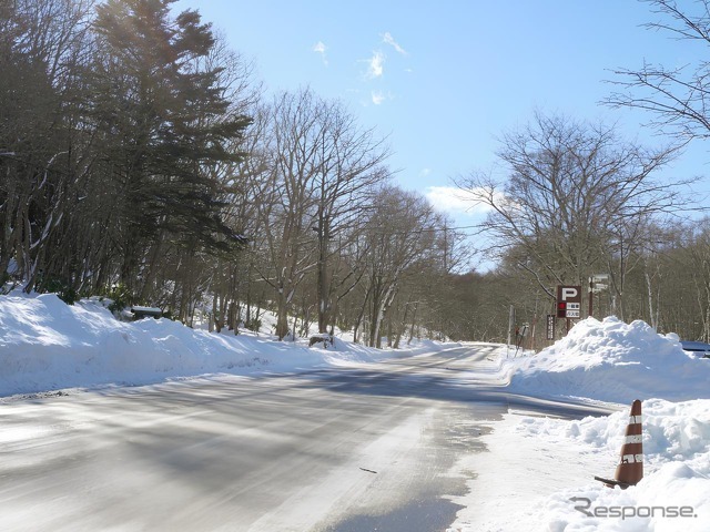 雪道（イメージ）