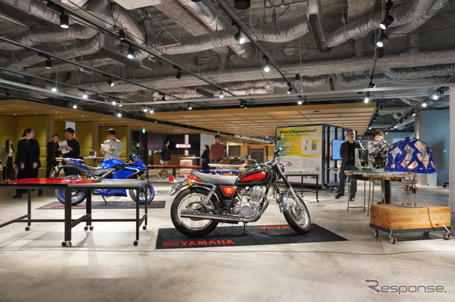 船場の共創家具がならぶヤマハ発動機の共創スペース「リジェラボ」