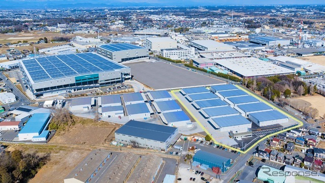 HAZMAT倉庫10棟からなる物流施設「プロロジスパーク古河7」