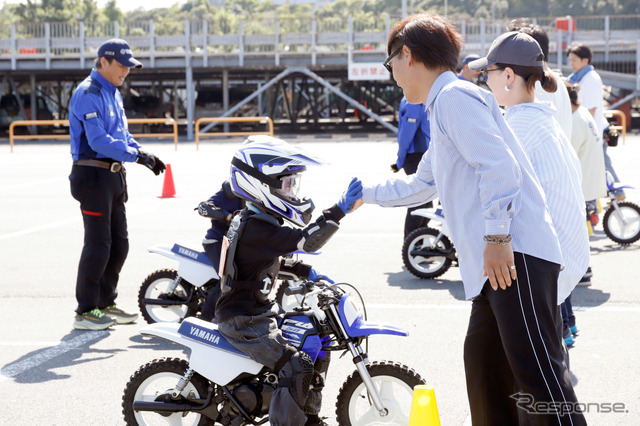 ヤマハ発動機の親子バイク教室