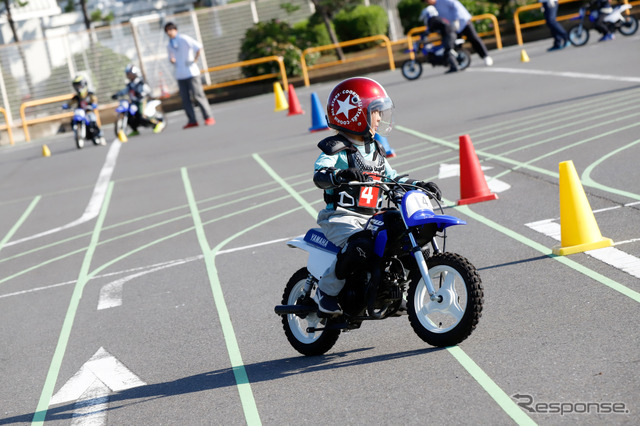 ヤマハ発動機の親子バイク教室