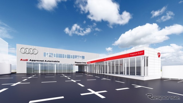 Audi Approved Automobile 名古屋インターが日本初Ducati正規販売店の併設店に