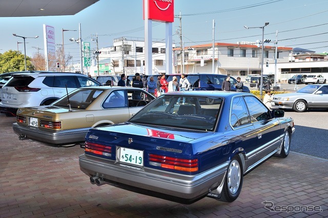 2代目レパード発売40周年記念　里帰り展示会in新車のひろば村山店