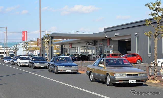 2代目レパード発売40周年記念　里帰り展示会in新車のひろば村山店
