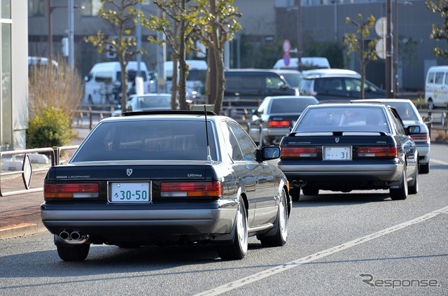 2代目レパード発売40周年記念　里帰り展示会in新車のひろば村山店