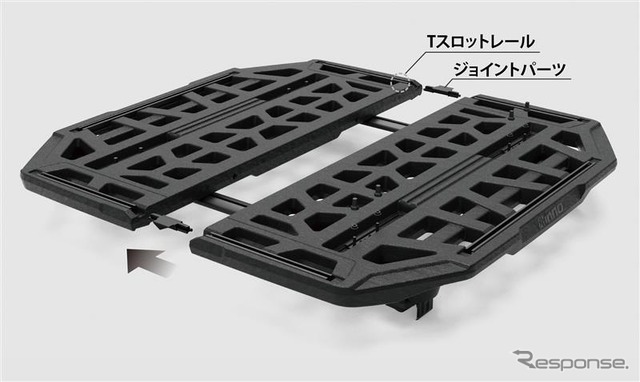 樹脂ブロー成形のルーフラック「INNOルーフボード」