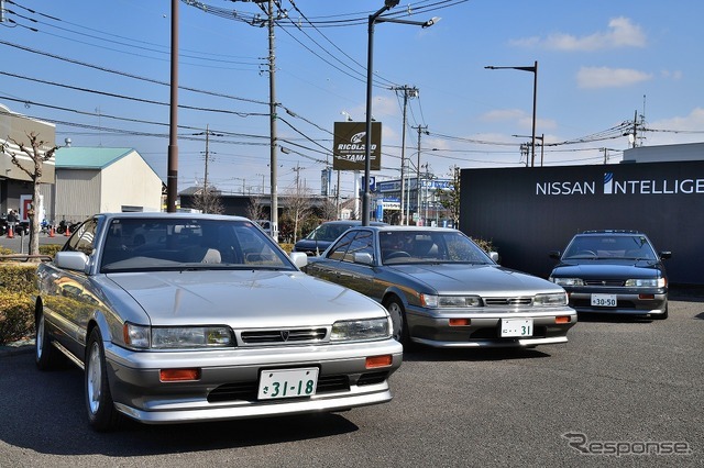 2代目レパード発売40周年記念　里帰り展示会in新車のひろば村山店