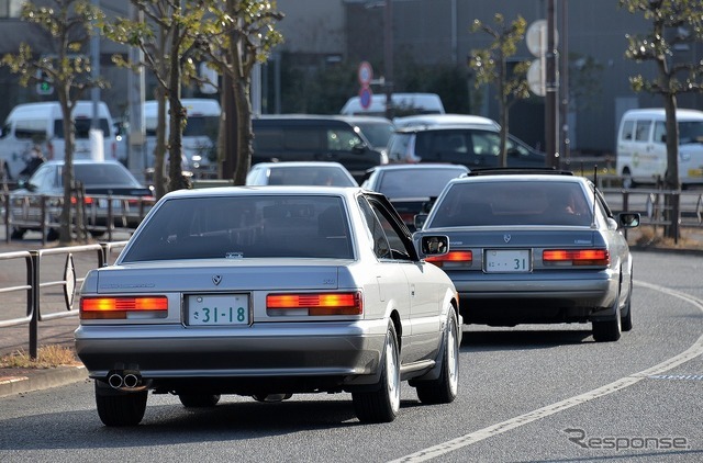 2代目レパード発売40周年記念　里帰り展示会in新車のひろば村山店