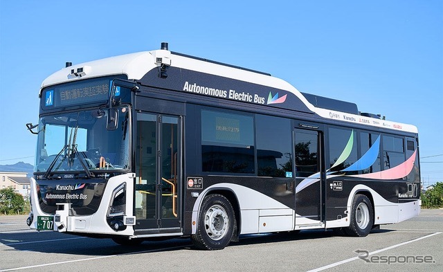 自動運転レベル4バスをティアフォーといすゞがNVIDIAと共同開発