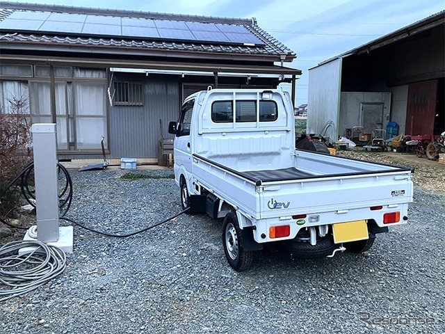 スズキが農家と共同でBEV軽トラックの実証実験を開始