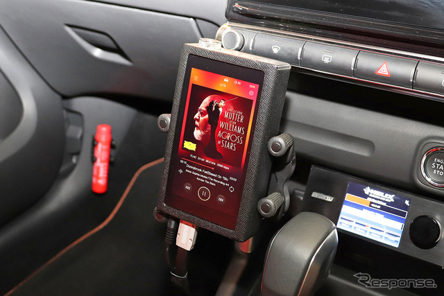 「DAP」がシステムに組み込まれたオーディオカーの一例（製作ショップ:ルロワ＜愛知県＞）。