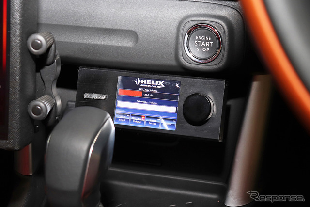 「DAP」がシステムに組み込まれたオーディオカーの一例（製作ショップ:ルロワ＜愛知県＞）。