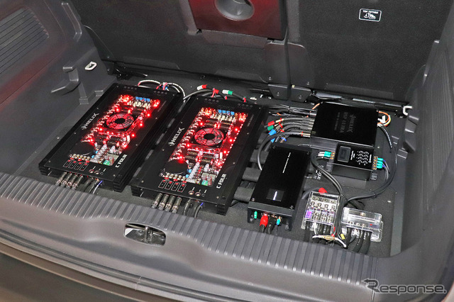 「DAP」がシステムに組み込まれたオーディオカーの一例（製作ショップ:ルロワ＜愛知県＞）。