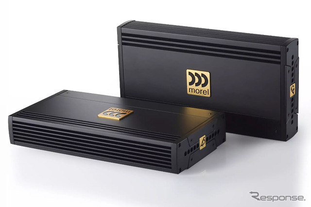 「外部パワーアンプ」の一例（モレル・MPS リミテッド シリーズ）。
