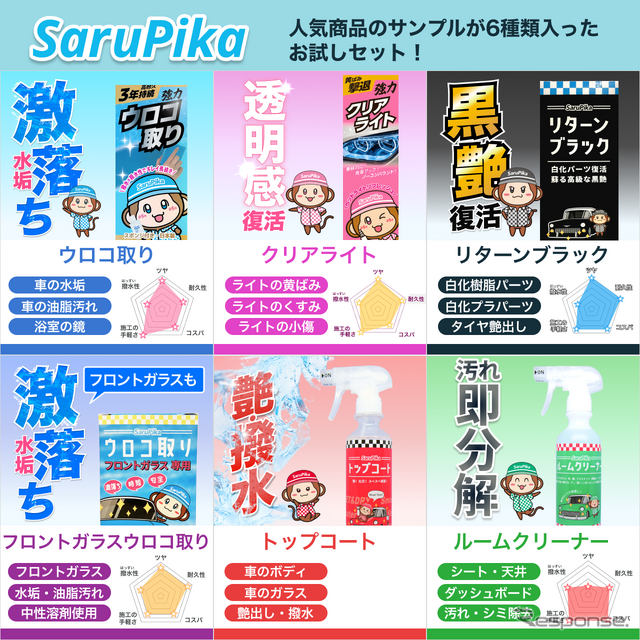 Sarupika 洗車スターターセット