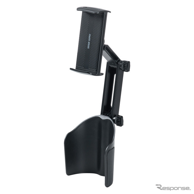 タブレット対応伸縮ホルダー付きの「200-CAR127」