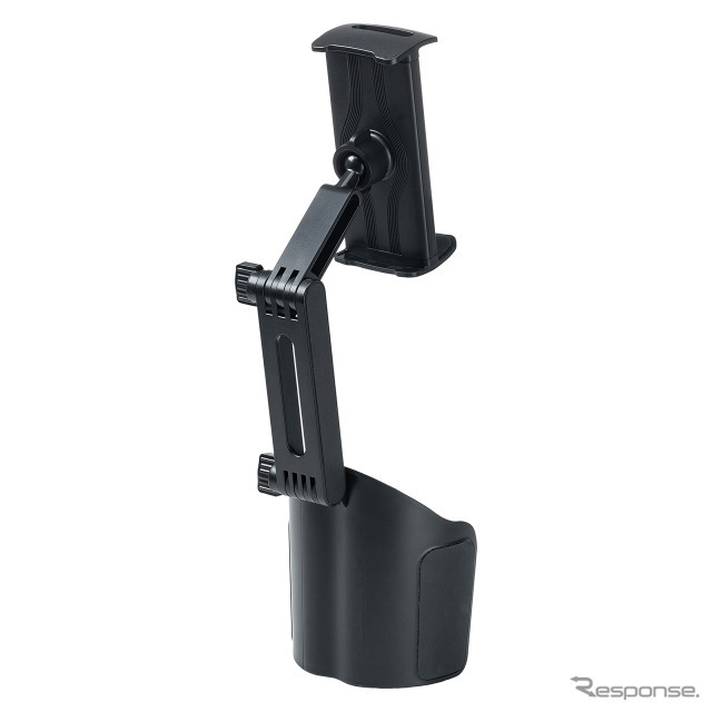 タブレット対応伸縮ホルダー付きの「200-CAR127」