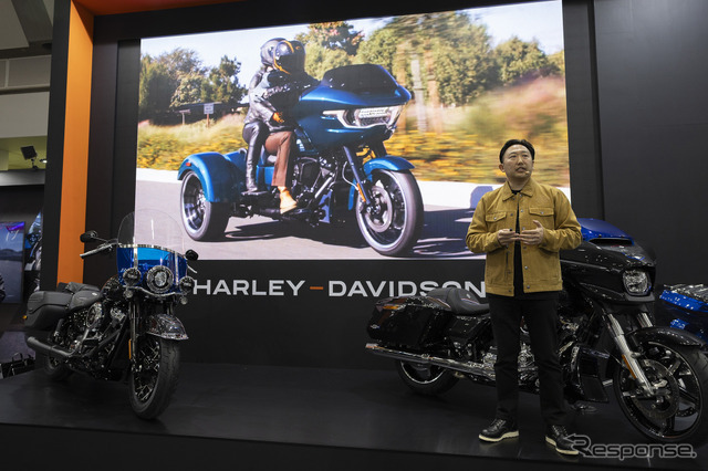 ハーレーダビッドソンジャパンの玉木一史代表（東京モーターサイクルショー2026）
