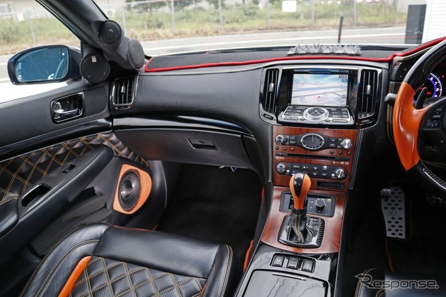 スカイラインのカスタムを施す中でオーディオのインストールに目覚めた小栗さん。現在は急ピッチで高音質化を続けている。