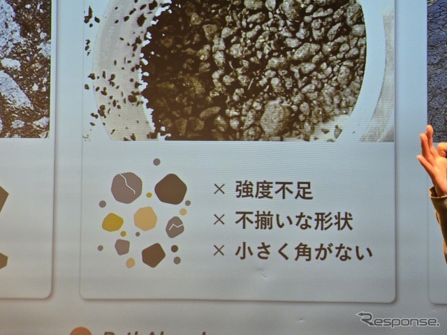 ホンダから生まれた砂漠の砂を道路の骨材にする「PathAhead」の記者発表会より