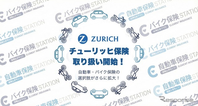 自動車保険ステーションがチューリッヒ保険の取り扱い開始
