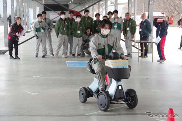 『eスニーカー』による走行タイムアタック