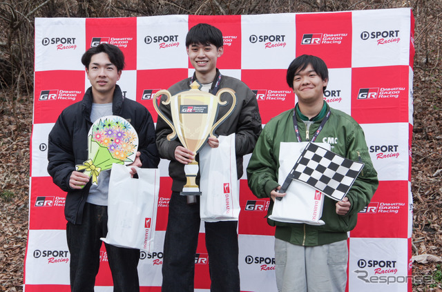 プログラムで高得点を出した学生たちを表彰