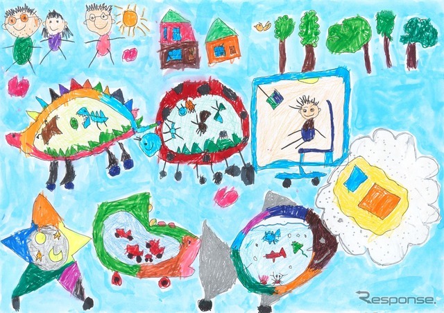 （7歳以下の部　最優秀賞）だいすきがいーっぱい！！／金刺 佑馬さん