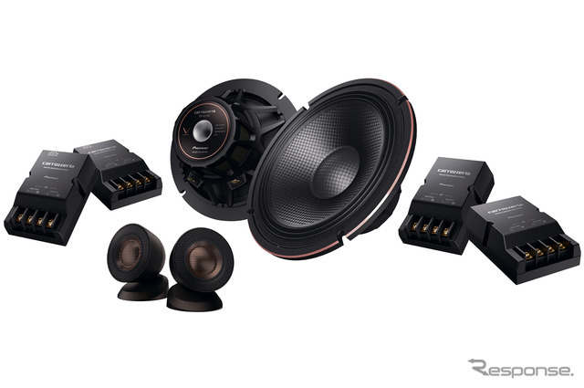 「カスタムフィット スピーカー」の一例（カロッツェリア・TS-V174S）。