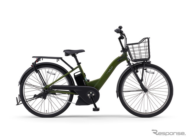 ヤマハ PAS ULU（マットカーキグリーン）