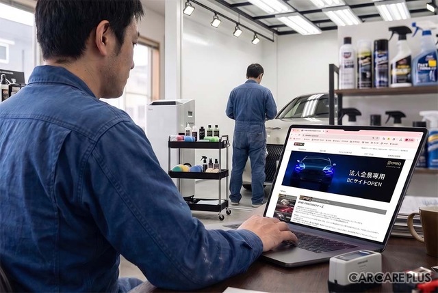 クルマの長期保有化でカーケア事業は追い風…プロ向け本格ボディコーティング剤をメーカー直送・卸値でオーダー可能な法人向けEC「BPRO+」の利用価値を知る