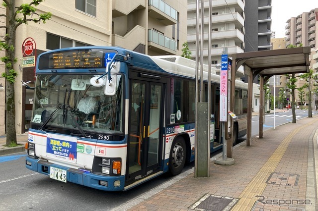 市川ママ駅バス停（2025年）