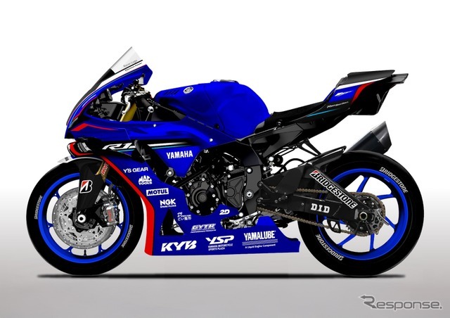2026年のYAMAHA FACTORY RACING TEAMの鈴鹿8耐マシン「YZF-R1」