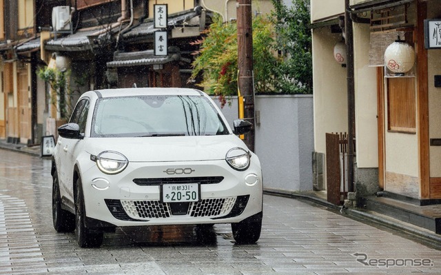 特別なフィアット600eが京都市公用車に