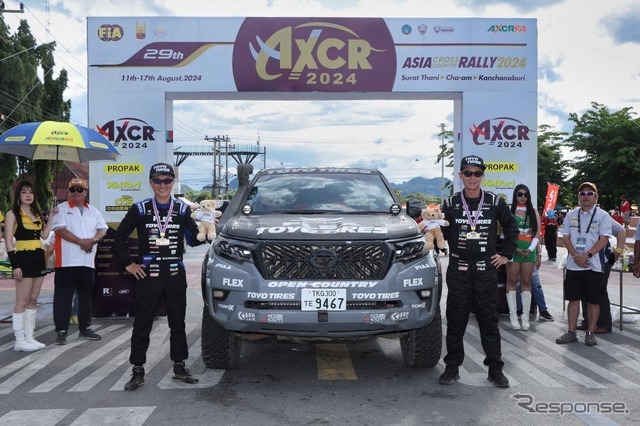 アーマーテック装着車両「FLEX SHOW AIKAWA Racing with TOYO TIRES」がAXCRクラス優勝