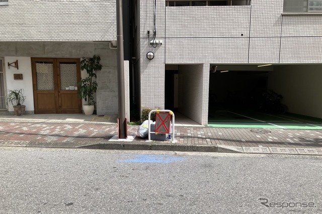 短いガードレール（東京都江東区）