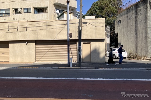 短いガードレール（東京都墨田区）