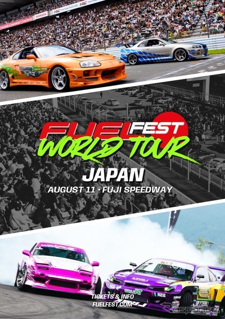 今年からはFUELFEST WORLD TOURとなり、世界で年間11回開催