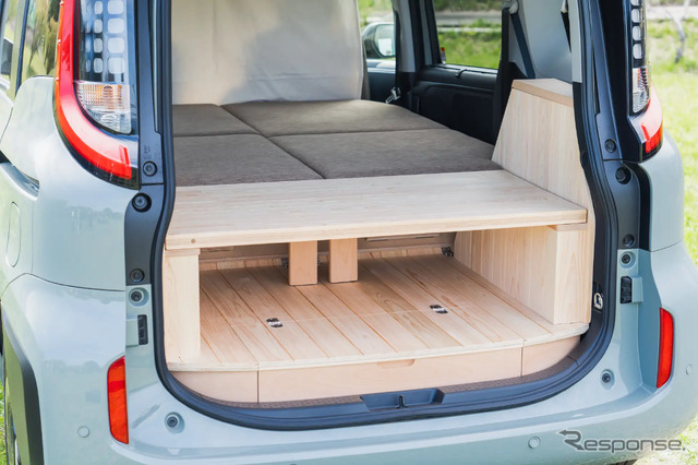 トヨタ シエンタ専用車中泊キット「VANLIFE ROOMKIT」の7人乗り用