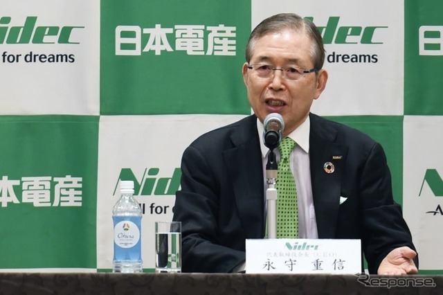 ニデックの元・会長兼最高経営責任者（CEO）永守重信氏（資料画像）