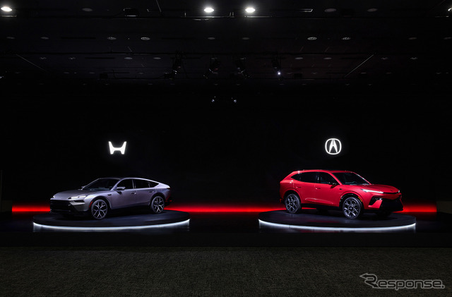 5月14日発表されたホンダの新型ハイブリッド車のプロトタイプ